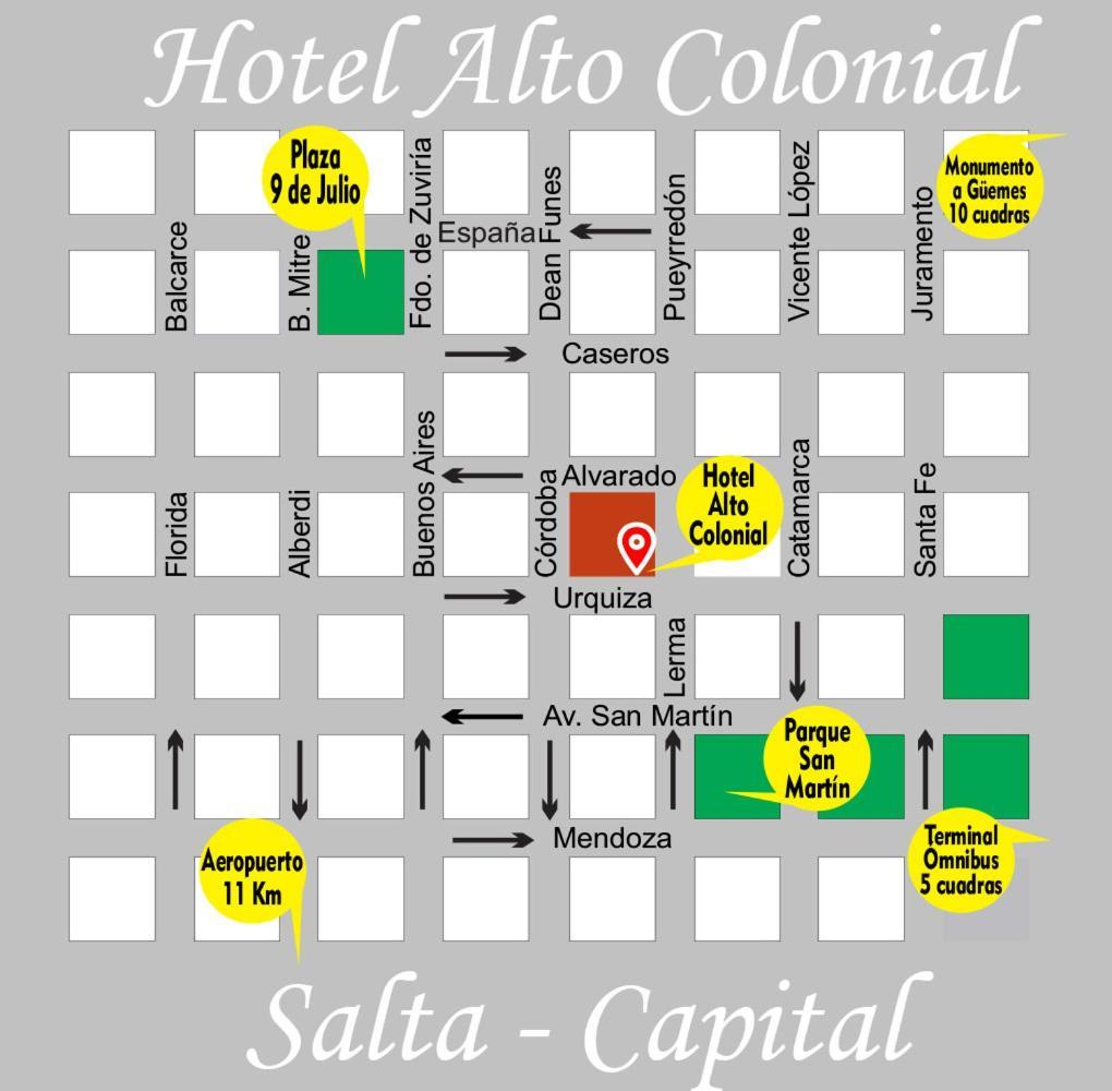 Alto Colonial Hotel Salta Buitenkant foto